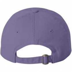 Baseball Caps Custom Dad Soft Hat Add Your Own Embroidered Logo Personalized Adjustable Cap - Lavender - CZ1953USRO3 $52.47