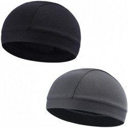Skullies & Beanies Moisture Wicking Cooling Helmet Running - 1xblack+1xgray - CP18QKHY353 $26.66