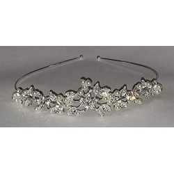 Headbands Headband Bridal Tiara Crystal Crown Prom Party (T 1059) Silver - CS110YP99YV $25.10