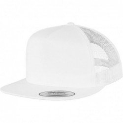 Baseball Caps Adjustable Snapback Classic Trucker Hat 6006 - White - CR11G6M7Z7T $19.35