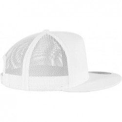 Baseball Caps Adjustable Snapback Classic Trucker Hat 6006 - White - CR11G6M7Z7T $20.34
