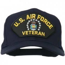 Baseball Caps US Air Force Veteran Military Patch Cap - Navy - CS11QLMLGEH $43.62