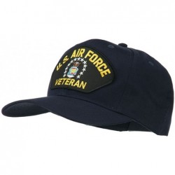 Baseball Caps US Air Force Veteran Military Patch Cap - Navy - CS11QLMLGEH $43.62