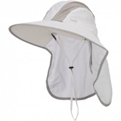 Sun Hats Talson UV Large Bill Flap Hat - White - C9124YHBH7B $39.82