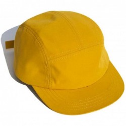 Baseball Caps 5 Panel Sun Hat Cap Unique Quick Drying Design Short Brim Bump Cap - Gd02-yellow - CR18RCAN4A2 $33.30