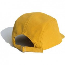 Baseball Caps 5 Panel Sun Hat Cap Unique Quick Drying Design Short Brim Bump Cap - Gd02-yellow - CR18RCAN4A2 $28.94