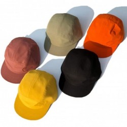 Baseball Caps 5 Panel Sun Hat Cap Unique Quick Drying Design Short Brim Bump Cap - Gd02-yellow - CR18RCAN4A2 $33.30