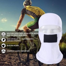 Balaclavas Balaclava - Mens Neck Cover - Windproof Sun Portection Motorcycle Full Face Mask for Men Women - 1 Pack-white - C5...