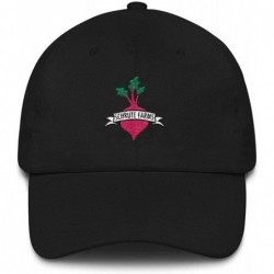 Baseball Caps Schrute Farms The Office Hat Dwight Schrute Beet Farm Embroidered The Office Fan Gift - Black - CS18CIC2DZI $50.59