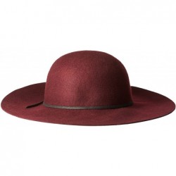 Sun Hats Women's Floppy with Round Crown and Faux Suede Band - Merlot - CR11W133XLT $71.14