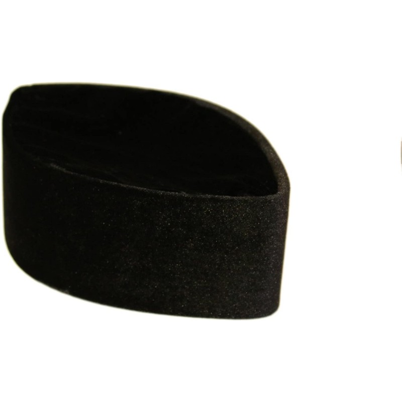 Skullies & Beanies African Native Hat Foldable Velvet Hat - Black - CE185N4H0EE $71.15