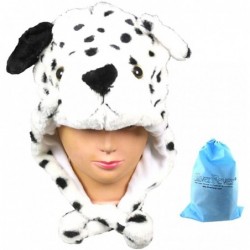Skullies & Beanies Plush Soft Animal Beanie Hat Halloween Cute Soft Warm Toddler to Teen - Dalmation - C3129SIZME5 $22.00
