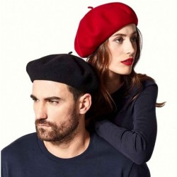 Berets Heritage Classiques Authentique Traditional French Wool Beret - Bleu Roy - C318UCKC8T6 $106.26