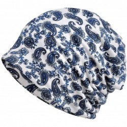 Skullies & Beanies Women's Stylish Cotton Beanie Chemo Cap Tiara Skull Cap Infinity Knit Cap Scarf - 1392-3 Pack-a - CC18Y29O...