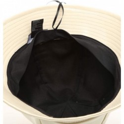 Bucket Hats Women's Waterproof Packable Outdoor Travel Rain Bucket Hat with Size Adjustable String - Beige - C618UDETSM0 $24.98