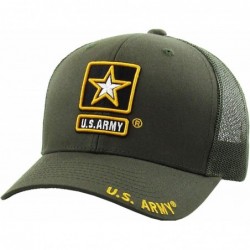 Baseball Caps US Army Official Licensed Premium Quality Only Vintage Distressed Hat Veteran Military Star Baseball Cap - CX18...