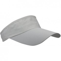 Visors Mens Summer Quick-Dry Run Long Brim Empty Top Baseball Tennis Sun Hat Cap Visor - White - CQ18G3DGD8Q $18.57