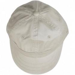 Baseball Caps Women's Cotton Twill Cap- Short Bill Trucker/Baseball Style Hat- One Size Fits All. - Stone - CS11FU6IP8F $17.72