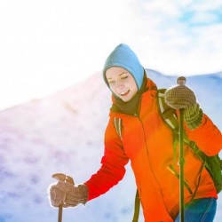 Balaclavas Fleece Balaclava Ski Face Mask Windproof Winter Hat Neck Warmer Snowboard Cycling Hat - White - Christmas Lucy - C...