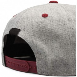 Baseball Caps Mens Womens Printing Adjustable Meshback Hat - Burgundy - CD18N9RINIA $35.27