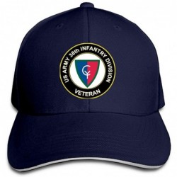 Baseball Caps U.S. Army 38th Infantry Division Veteran Sandwich Hat Baseball Cap Dad Hat - Navy - CM18KEQM22X $41.44