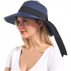 Sun Hats Womens Beach Sun Straw Hat- Floppy Beach hat & Wide Brim Braided Sun Hat - UPF 50+ Maximum Sun Protection - CN194K7L...