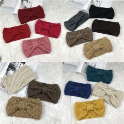 Cold Weather Headbands Winter Headband for Women-Girl-Knit Headband-Head Wrap Ear Warmer - Yellow - CK18G2TLDDT $15.70