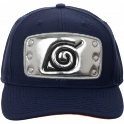 Baseball Caps Naruto Leaf Village Pre-Curved Bill Adjustable Snapback Hat - C418QOT3U52 $44.06