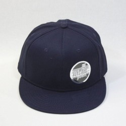 Baseball Caps Premium Plain Cotton Twill Adjustable Flat Bill Snapback Hats Baseball Caps - Navy - CK12BIXI4QB $28.56