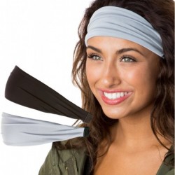 Headbands Xflex Basic Adjustable & Stretchy Wide Softball Headbands for Women Girls & Teens - C3183ZTSDCK $31.86
