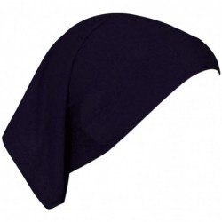 Skullies & Beanies Women's Hijab Cap Under Scarf Bone Bonnet Head Wrap Cover - Black - C4120UVBHP7 $22.10