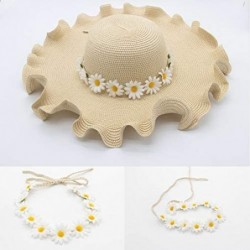 Headbands Women Bohemian White Daisy Flower Elastic Headband Headpieces - Zh2 - CJ18IKYHLD4 $22.04