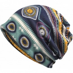 Skullies & Beanies Women Dual purpose Band Slouch Beanie Skull Cap Baggy Hat Collar - Green - C1186DE302I $21.27