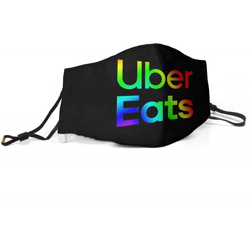 Balaclavas Uber Eats Gray Camouflage Logo Adjustable Earloops Reusable Cosplayl - Uber Eats-10 - CB1982MYDI2 $37.37