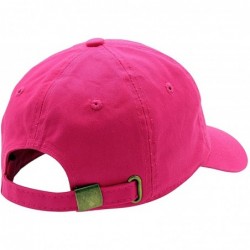 Baseball Caps Baseball Cap for Men Women - 100% Cotton Classic Dad Hat - Hot Pink - CY18EE479EG $19.66