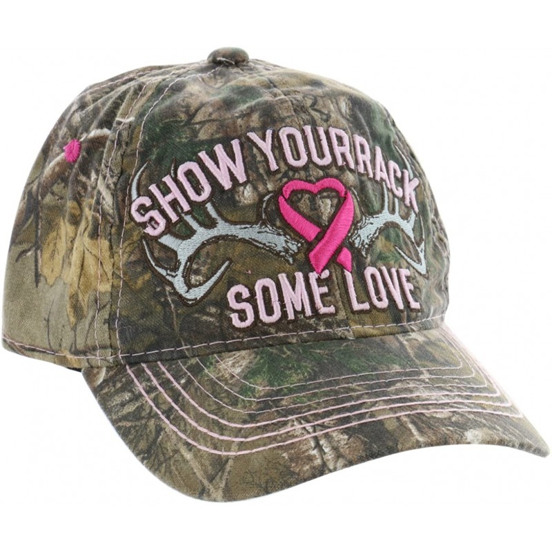 Baseball Caps Womens Camouflage Breast Cancer Awareness Cap - Realtree Xtra - CV125097MET $23.63