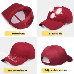 Baseball Caps Classic Polo Baseball Cap Ball Hat Adjustable Fit for Men and Women - Red2 - CS18WE6E08Q $17.99