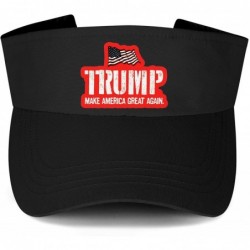 Visors Trump 2020 Men's/Women's Top Level No-top Sun Visor Hat Cool Hats - Trump 2020-11 - C018WZ6429Y $32.48