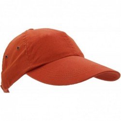 Baseball Caps Unisex Low Profile Twill Baseball Cap/Headwear - Texas Orange - CF11C02AO7V $19.14