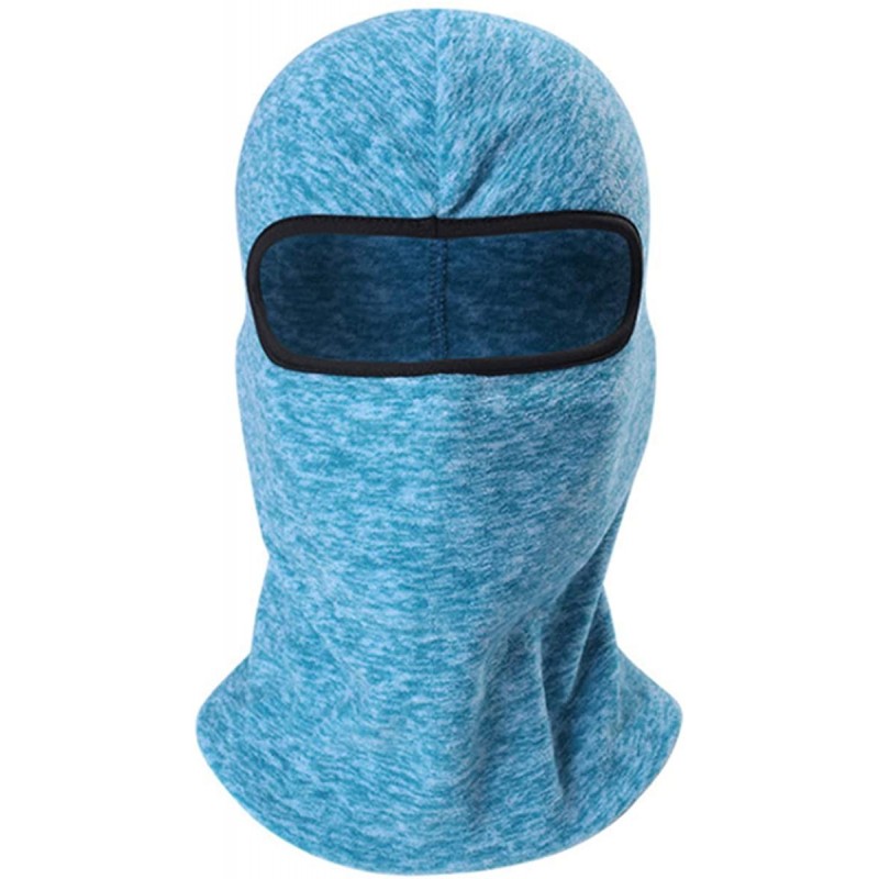 Balaclavas Winter Balaclava Face mask Thick Scarf ski mask Neck Gaiter face Cover face Cloth Head Hood - Sea Green - C318Z3QX...
