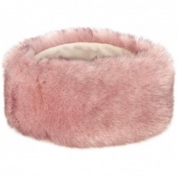 Cold Weather Headbands Winter Faux Fur Headband for Women - Like Real Fur - Fancy Ear Warmer - Siberian Pink - CL18I0CKE9I $3...