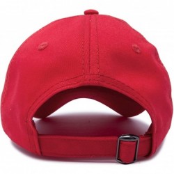 Baseball Caps Cute Elephant Hat Cotton Baseball Cap - Red - CD18LHQW4RS $16.47