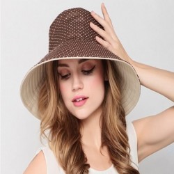 Sun Hats Women's Wide Brim Foldable Sun Hat - Beige - C811AZ6G0SL $19.45