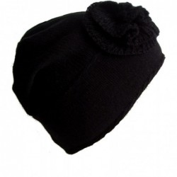 Skullies & Beanies Winter Hat for Women and Girls Slouchy Beanie Warm Hat Ski Beanie M-91 - Black - C511B2NO8BN $29.73
