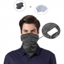 Balaclavas Unisex PCS Face Mask Protection - Dark Grey(with Filters) - C91984444O7 $18.38