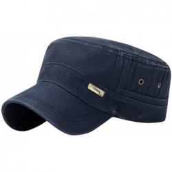 Baseball Caps Vitage Baseball Cap Hats Outdoor Golf Sun Cap for Men Man Dat Hat - Navy - CE18CSWCR4X $18.80