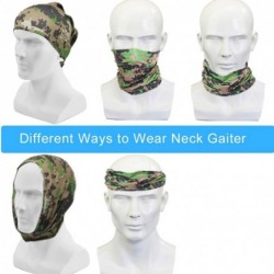Balaclavas 6 Pieces Summer Face Cover UV Protection Neck Gaiter Scarf Sunscreen Breathable Bandana for Sports - Color Set 4 -...
