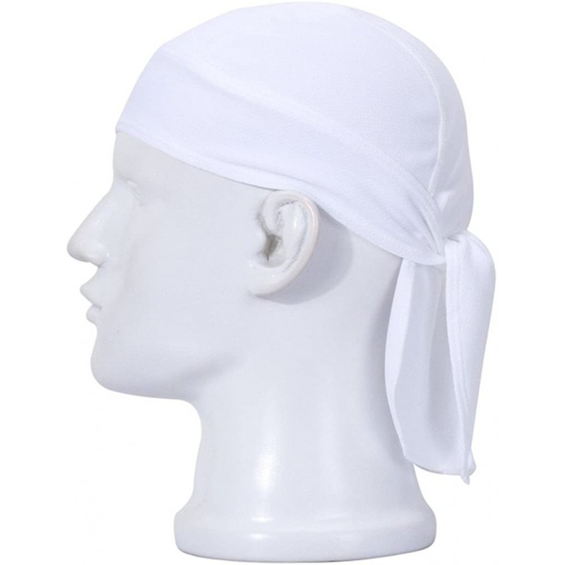 Balaclavas Classic Pirate hat Multipurpose Bandana Quick-Drying Breathable - White - C6128Q43M0D $22.25