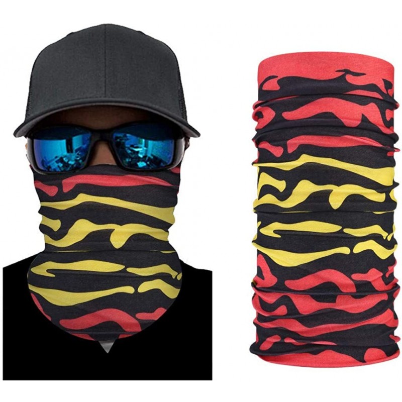 Balaclavas Sun UV Protection Neck Gaiter Mask Hiking Cycling Face Cover Scarf Dust Wind Bandana Balaclava Headwear - D - CF19...
