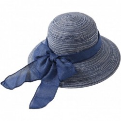 Sun Hats Packable Crushable Fishing Foldable Protection - Navy Blue - CT18EOC57IC $25.79